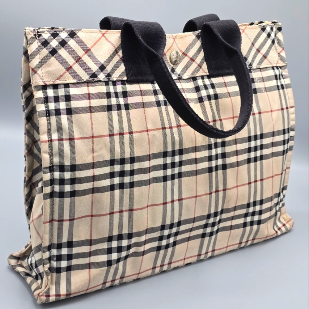 BURBERRY London Blue lable Novacheck Tote